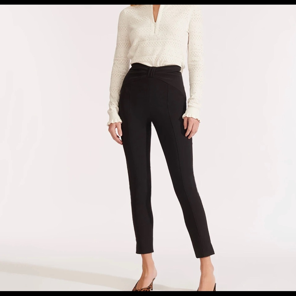 NWT veronica beard Ferdinand Black pants